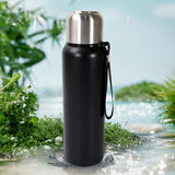 Stainless Steel Water Bottle Fridge Water Bottle Stainless Steel Water Bottle Leak Proof Rust Proof Cold  Hot Thermos Steel Bottle Leak Proof  Office Bottle  Gym  Home  Kitchen  Hiking  Trekking  Travel Bottle (1000ml800mlapprox 600ml)