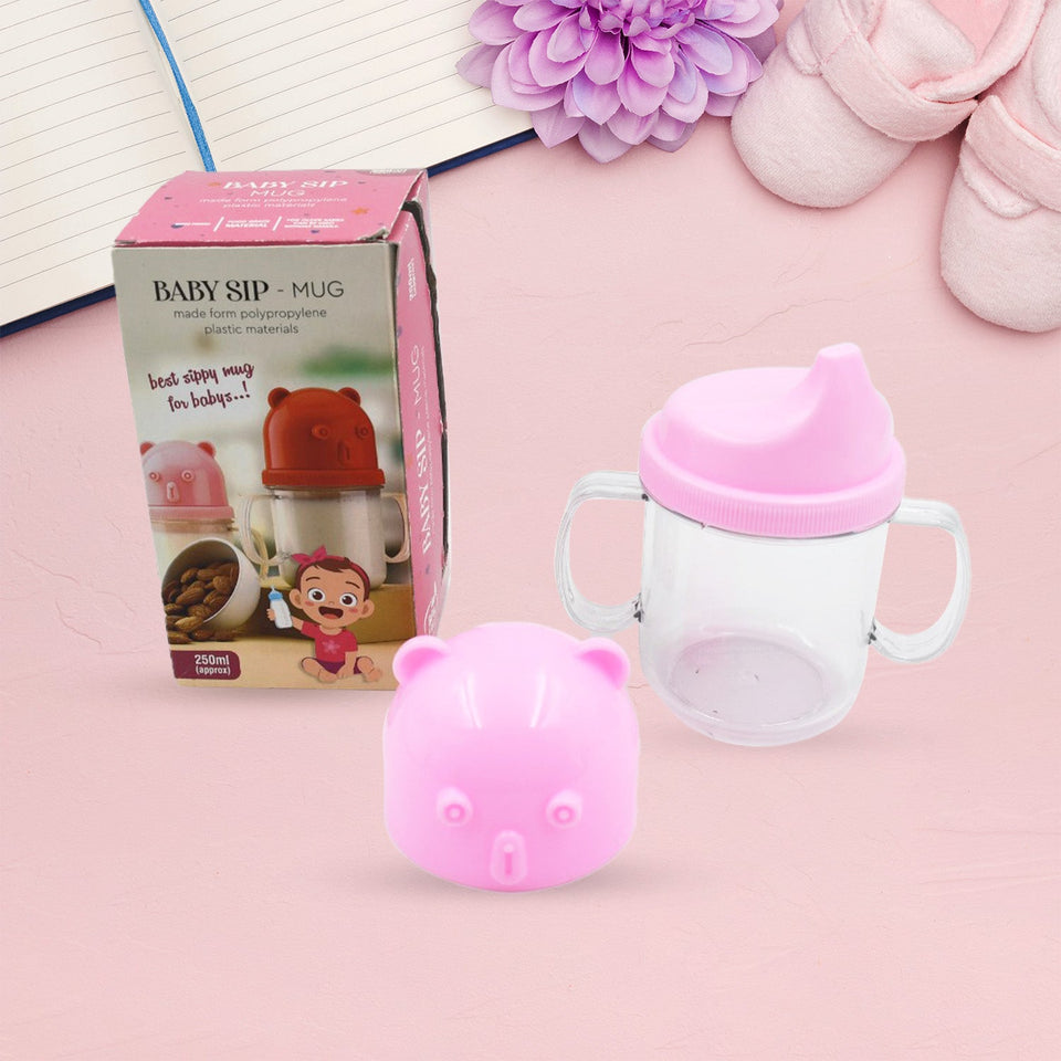 Baby Milk Mug Sippy Cup Baby Mug, Leakproof, Mug For Kids Lightweight, Nursing (250 Ml / 1 Pc)