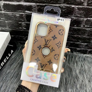 Aesthetic Leather Design Hard Case For Samsung