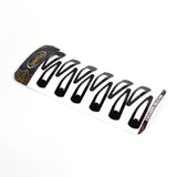 Metal Tik Tak Hair Clips (12 Pcs Set)