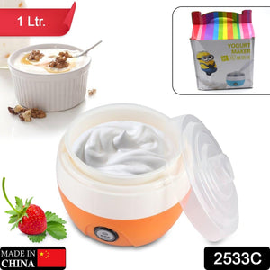 Electronic Yogurt Maker, Automatic Yogurt Maker Machine 1L Yoghurt Plastic Container for Home Use