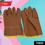 Gloves Gardening Gloves for Men Women Leather Gloves Heavy Duty Gloves (1 Pair)