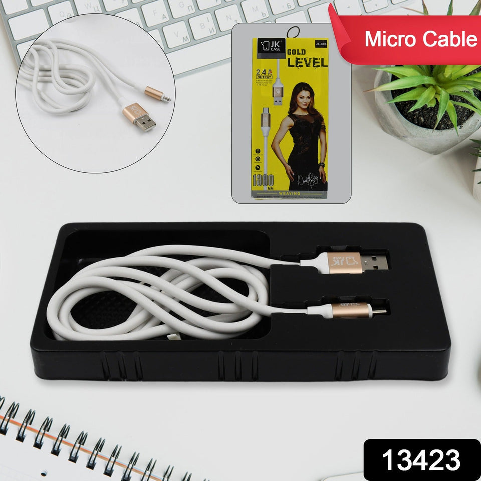 2.4A Fast Charging for android, Micro Cable (1300 mm)