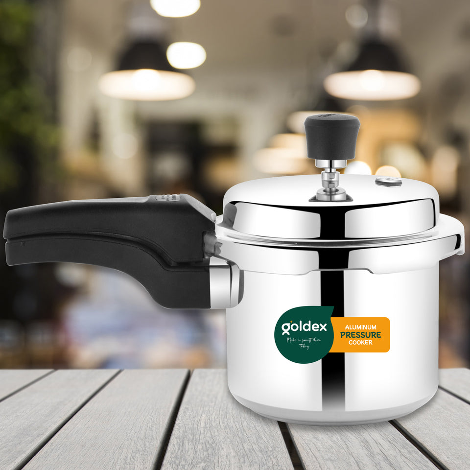 Aluminium Classic Goldex Pressure Cookers With Outer Lid (1.5 Litres)