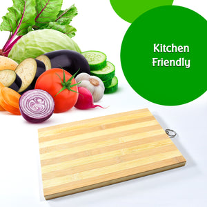 2193 Natural Wood Chopping Cutting Board For Kitchen Vegetables Fruits  Cheese Bpa Free.