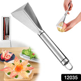 Stainless Steel Fruit Carving Knife - V Shape Channel Knife Tool (1 Pc)