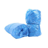 Type Plastic Elastic Top Disposable Shoe Cover for Rainy Season (50 Pairs)