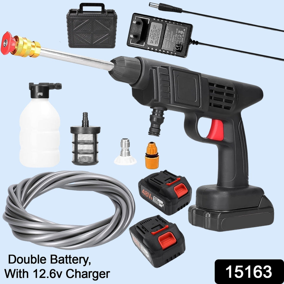 48V Double Battery Car & Washer Gun With 12.6v Charger