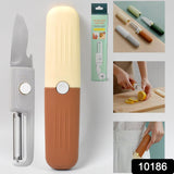 2 in 1  Knife, Multifunctional peeler fruit knife (1 Pc)