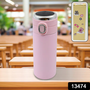 Smart Vacuum Insulated Water Bottle with LED Temperature Display (450 ML Approx)