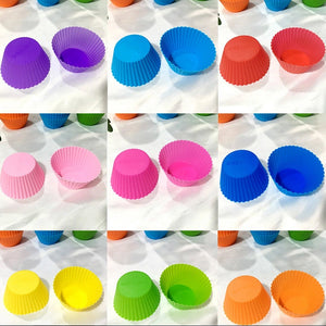 0700 Silicone Cupcake Shaped Baking Mold Fondant Cake Tool Chocolate Candy Cookies Pastry Soap Moulds