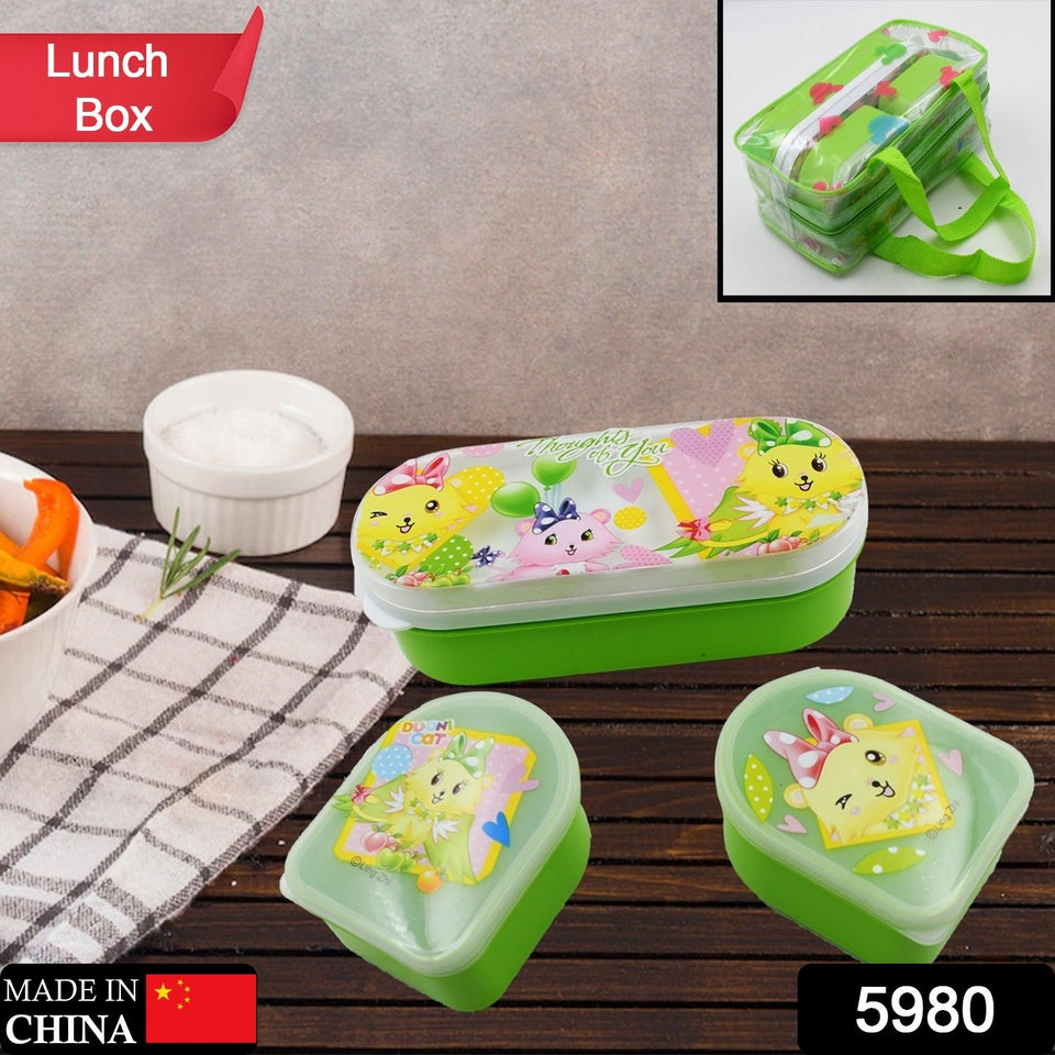 Tiffin Box Smart Lunch Box High Quality 3 box Lunch Box Leak Proof Lunch Box For Home & School, Office Use