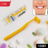 Six-Sided Soft Toothbrush, Anti-Bacterial 6 Sided Care (1 Pc/ Mix Color)