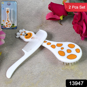 Baby comb and brush hair set (1 Pc / Mix Color)