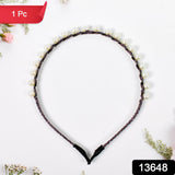 Hairband Pearls Fancy Party Hairband  (1 Pc / Mix Design)