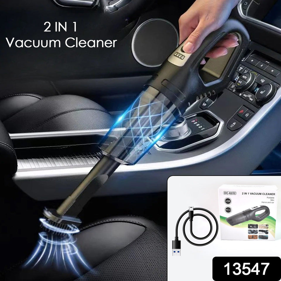 Wireless Handheld Car Vacuum Cleaner, 2 in1 Dust Buster (1 Set)