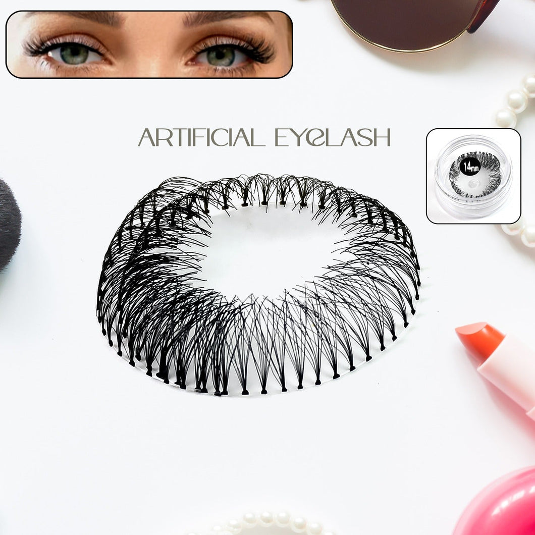 Artificial / Fake Eyelash Extensions Natural & Lightweight (1 Pc / 14 Mm)