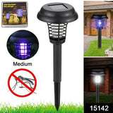 Medium Garden Solar Powered LED Mosquito Trap / Bug Zapper (1 Pc)