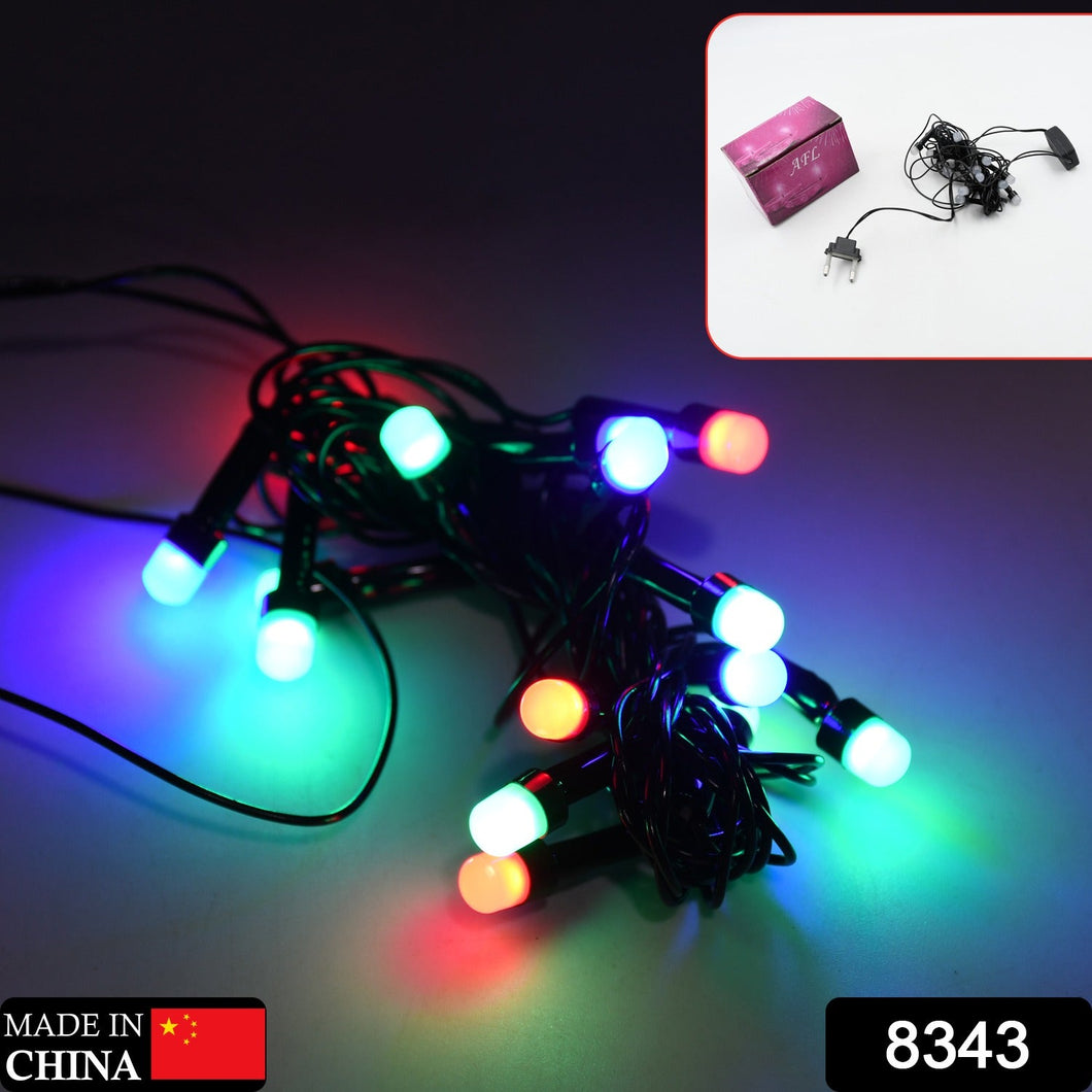 3Mtr Home Decoration Diwali & Wedding LED Christmas String Light Indoor and Outdoor Light ,Festival Decoration Led String Light, Multi-Color Light 1.4MM (15L 3 Mtr)