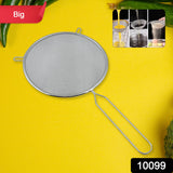 Big Mesh Strainer With Handle Stainless Steel Oil Straine Mesh Sieve Strainer(1 Pc)