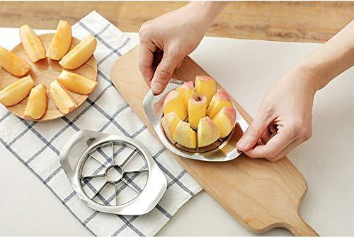 2140 Stainless Steel Apple Cutterslicer With 8 Blades And Handle