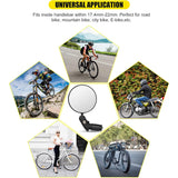 8505 Bar End Bike Mirror Safe Rearview Mirror 360 Rotatable  Foldable Safety Bicycle Rear View Mirror Mirror Durable Bike Mirror (1 Pc)