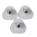 All-plastic Adhesive Wall Hooks - Strong No Damage Easy To Install (3 Pc Set)