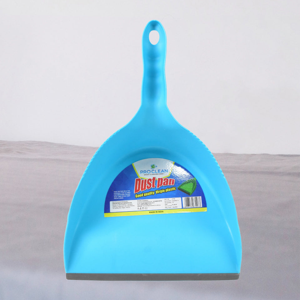 Heavy Plastic Dustpan With Handle (1 Pc)