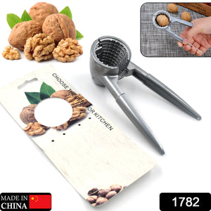 1782 Walnut Cracker Luxury Die Cast Stainless Alloy Nut Cutter Walnut Clamp Plier Portable Smart Walnut Akhrot Pincers Bottle Opener For Pecans Almonds Brazil Nuts