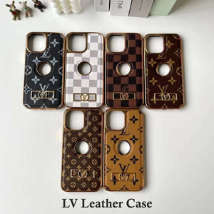 Aesthetic Leather Design Hard Case For Samsung