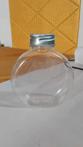 Multipurpose Transparent Round Clear Plastic Container (1 Pc)