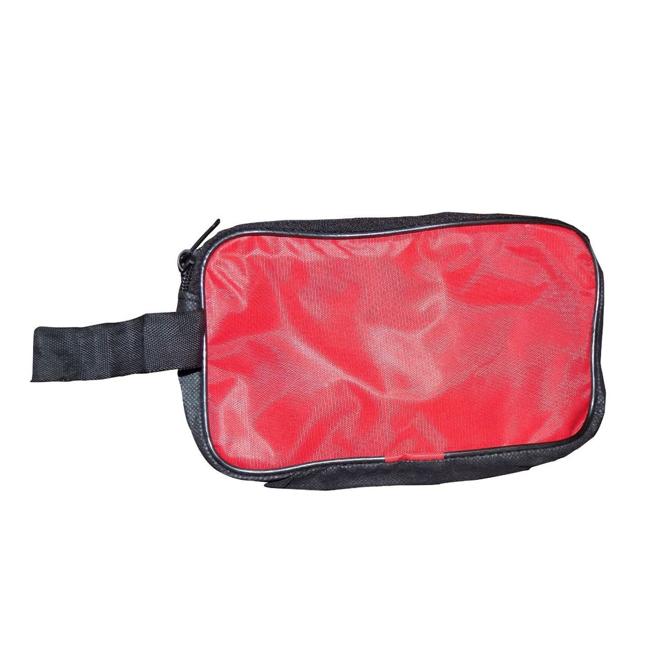 0845 Portable Travel Hand Pouchshaving Kit Bag For Multipurpose Use (Red)