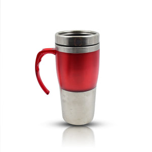 High Quality Stainless Steel Vacuum Glass Insulated Glass Coffee Cups Double Walled Travel Mug Car Coffee Mug (With Lid  Handle  1 Pc)