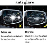 7552 Anti Fog Anti Scratch Interior Rearview Car Mirror Film Waterproof Hd Clear Protective Sticker Film For Safe Driving Car Mirrors Side Windows