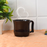 Premium Plastic Coffee  Tea Cups  Mug With Handle (1 Pc  With Color Box  Black)