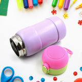 Duckstainless Steel Water Bottle For Kids Adults Steel Flask Metal Thermos Spill Proof Cap Closure Bpa Free For School Home Office Drinkware 400 Ml