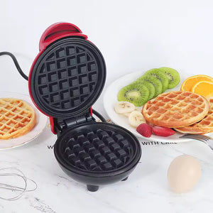 Mini Waffle Maker Machine Waffle Iron Home Appliances Kitchen Gift Easy To Clean On-stick Surfaces Perfect Breakfast Dessert Sandwich Pan Cakes Paninis  Other Snacks Machine