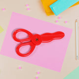 1606 Plastic Child-safe Scissor Set Toddlers Training Scissors Pre-school Training Scissors And Children Art Supplies