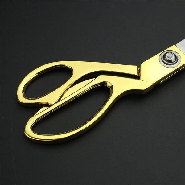 1546 Stainless Steel Tailoring Scissor Sharp Cloth Cutting For Professionals (8.5inch) (Golden)