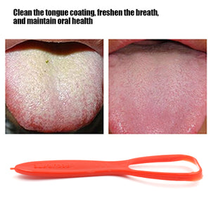 Plastic Tongue Cleaner For Kids  Adults  Tongue Scraper For Bad Breath Maintain Oral Hygiene For Daily Use  For Fresh Breath  Bacteria Removal  Improved Taste Plastic With Handle Tongue Cleaner (1 Pc )