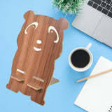 Wooden Cartoon Shape Design Mobile Stand  (1 Pc)