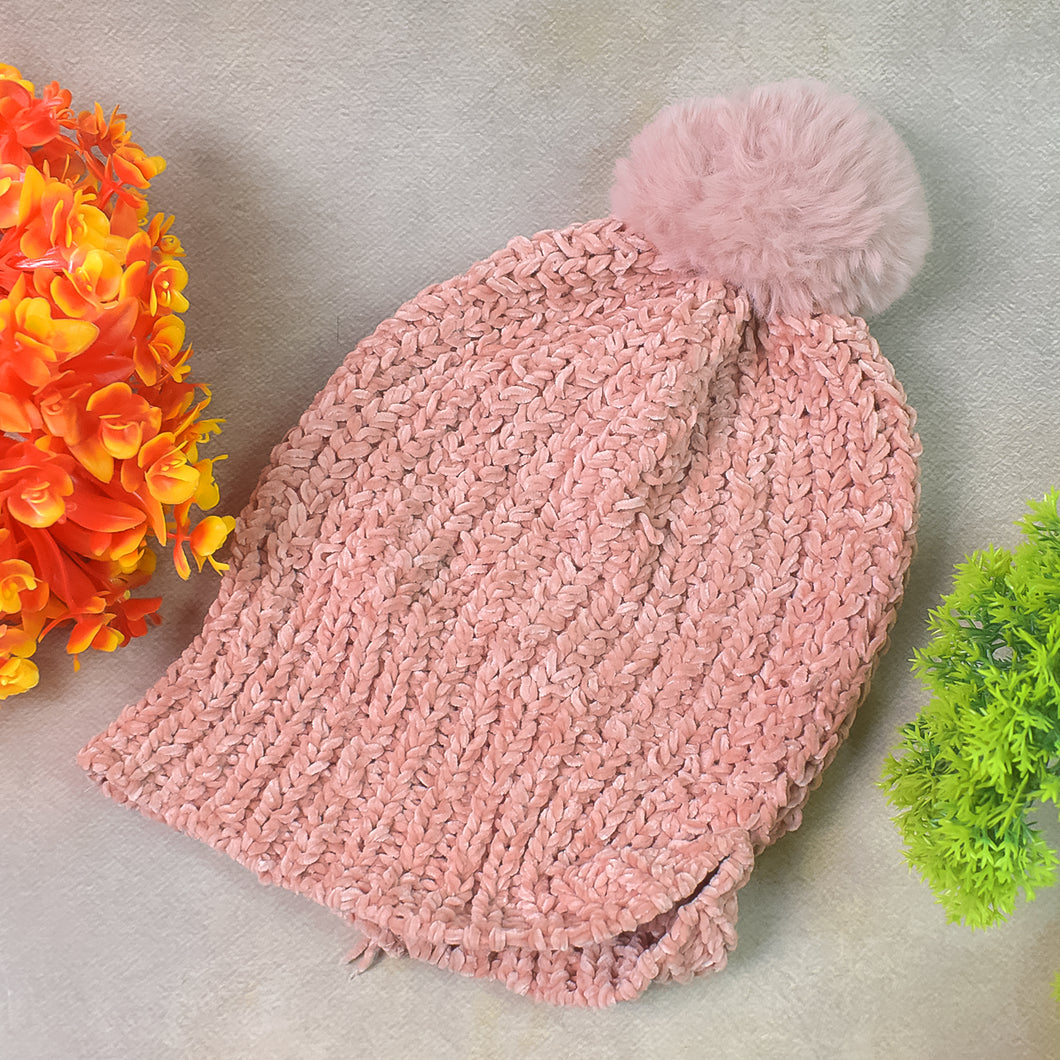 Soft Designing Cap For Girls (1pc)