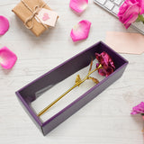 0898 Gold Rose Artificial Rose Flower With Gift Box Plastic Flowers Best Gifts For Friend Girl Wife Women Golden Rose Gift For Valentines Day Mothers Day Anniversary Birthday Wedding Gold (1 Pc)