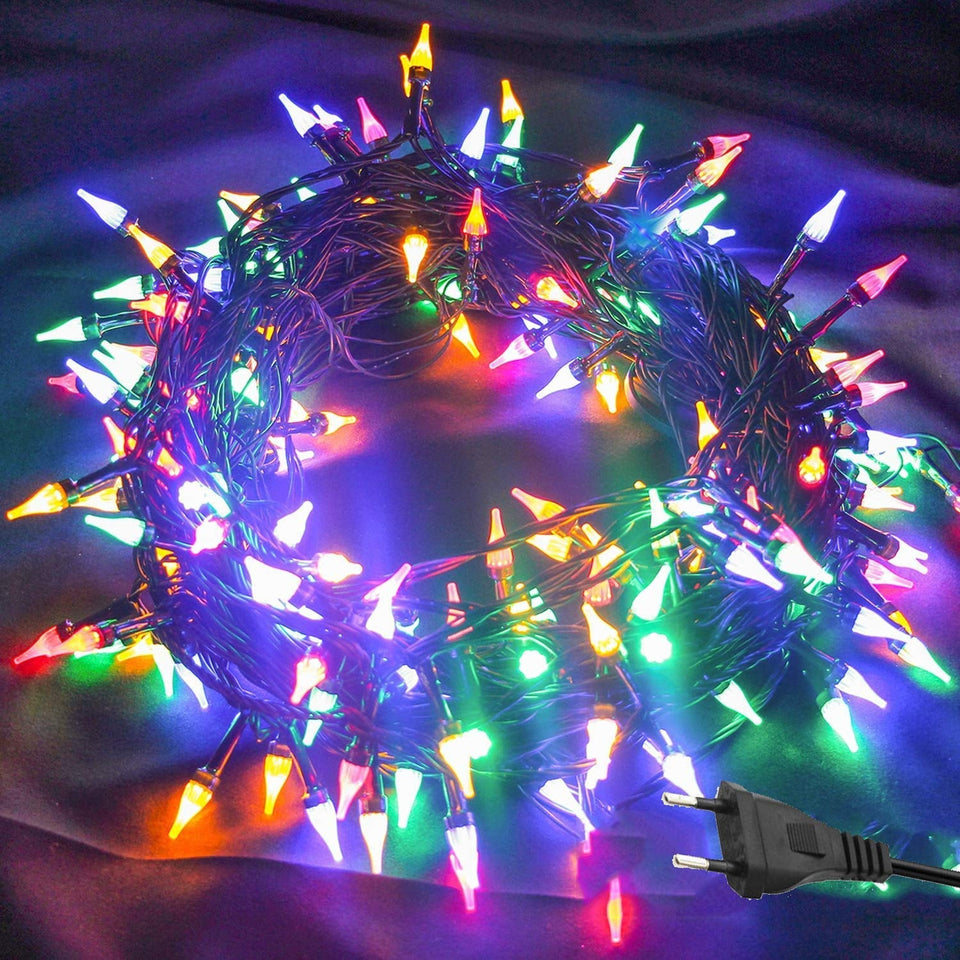 9mtr Flower Design Home Decoration Electrical Series Light Home Decoration Diwali  Wedding Led Christmas String Light Indoor And Outdoor Light Festival Decoration Led String Light Multi-color Light 1.4mm (36l 9mtr)