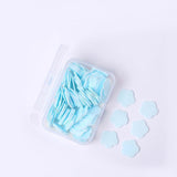 Mini Portable Travel Soap Paper Sheets Flower Shape (100 Pcs Set Approx  Mix Color)