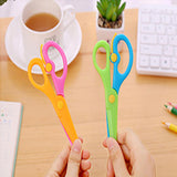 1569 Kids Handmade Plastic Safety Scissors Safety Scissors