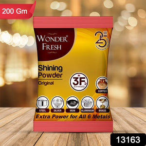 Shining Powder Cleans And Polishes Copper Brass Silver Aluminum Iron And Steel Removes Tarnish And Oxidation (200 Gm)