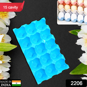 2206 Egg Trays For Storage With 15 Eggs Holder