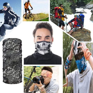 1357 Multifunctional Unisex Neck Gaiter Headband For Dust  Sun Protection Headwear