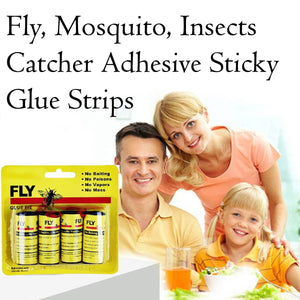 1474 Fly Mosquito Insects Catcher Adhesive Sticky Glue Strips